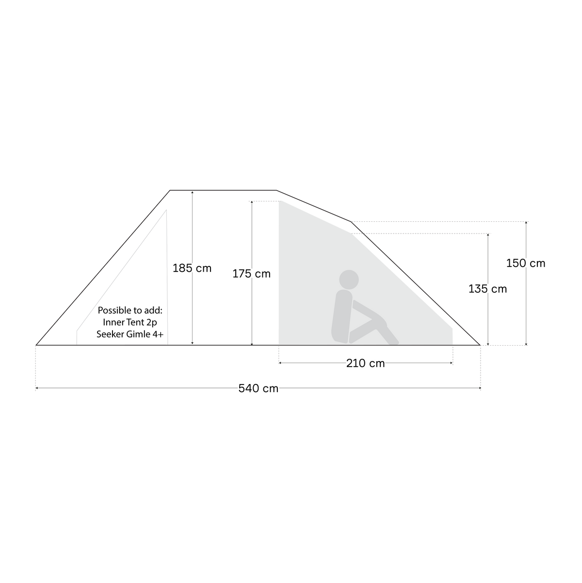 Seeker Gimle 4+ Tunnel
