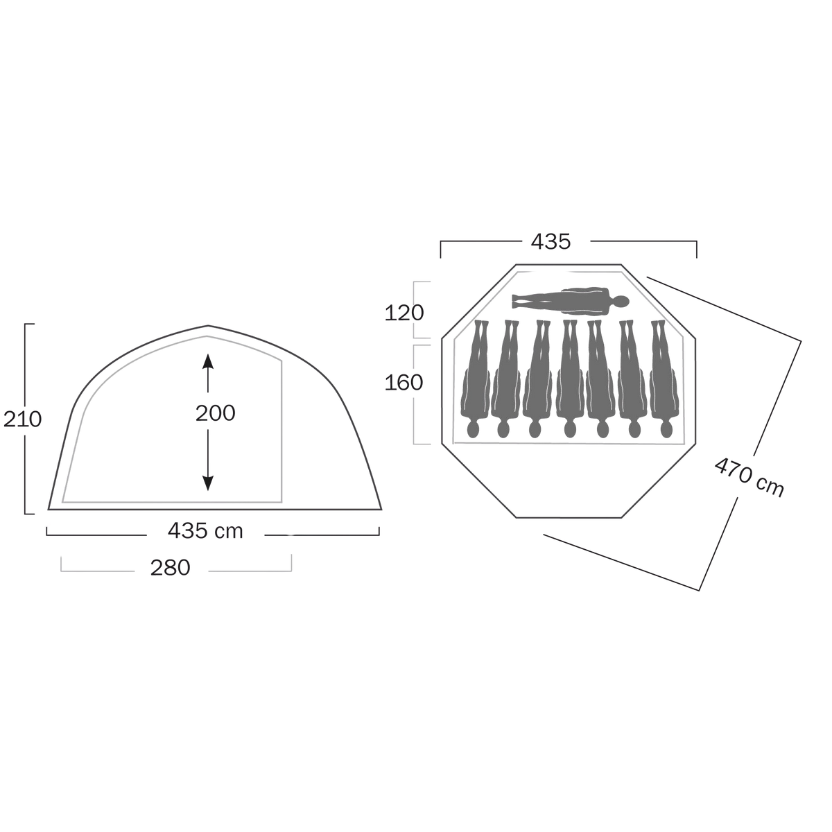 Varanger Dome 8-10 Outer Tent incl. Pole