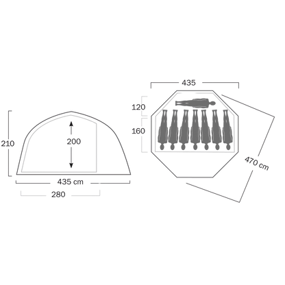 Varanger Dome 8-10 Outer Tent incl. Pole