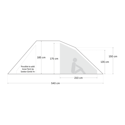 Seeker Gimle 4+ Tunnel